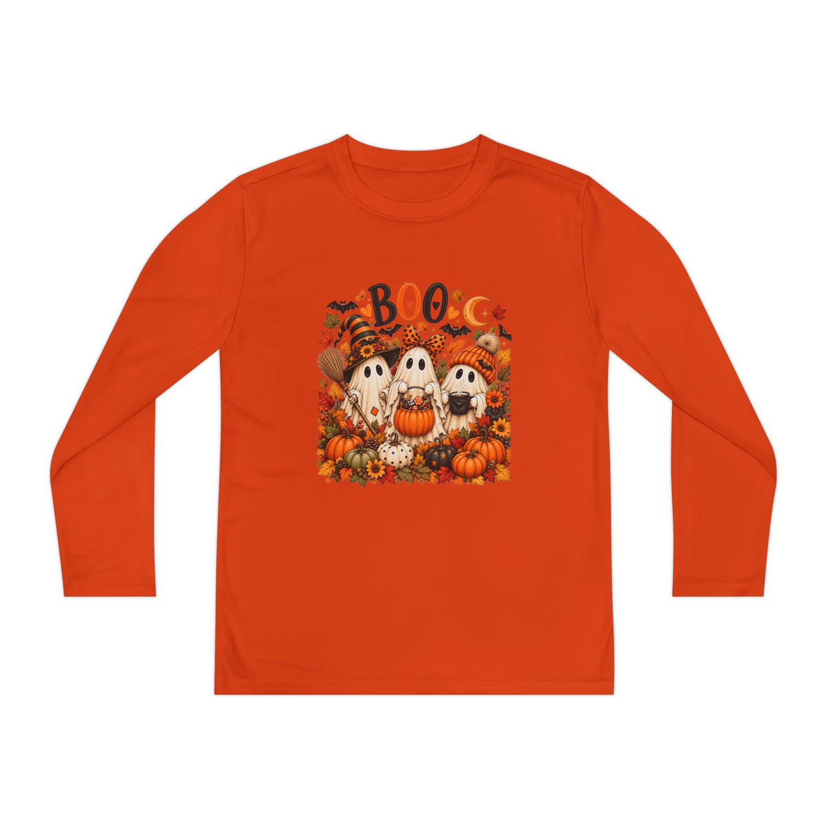 'Boo' Ghosts & Pumpkins Fall Shirt