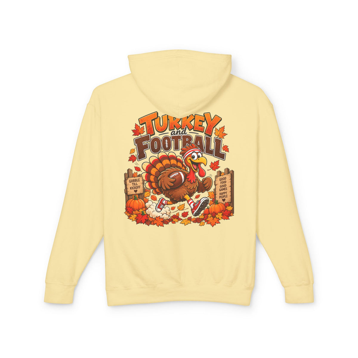 Turkey and Football Hoodie