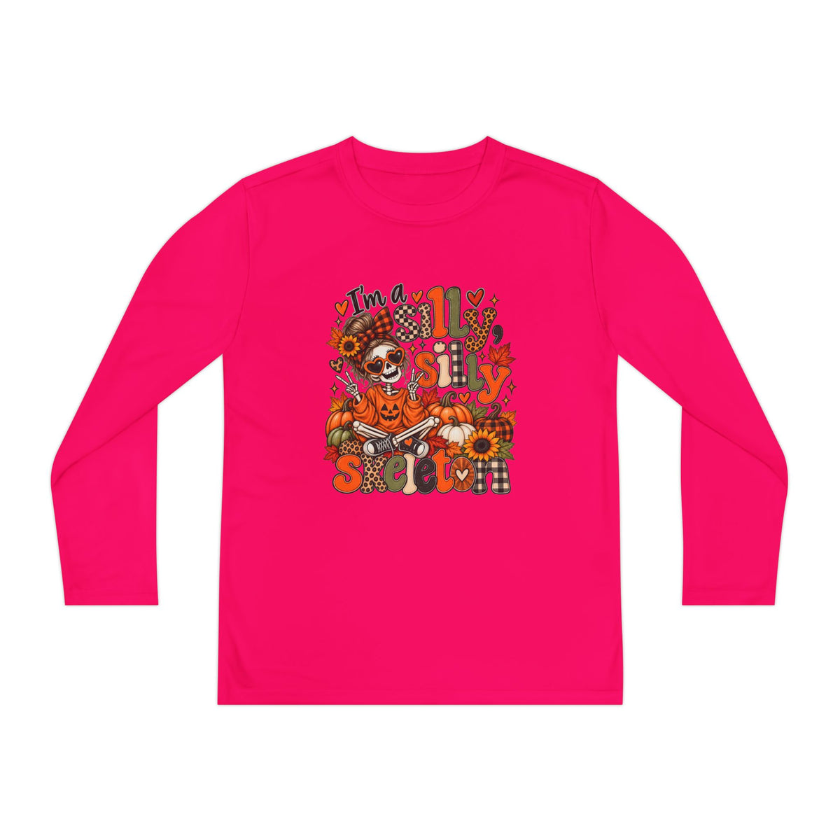 "I'm a Silly Skeleton" Halloween  Long sleeve