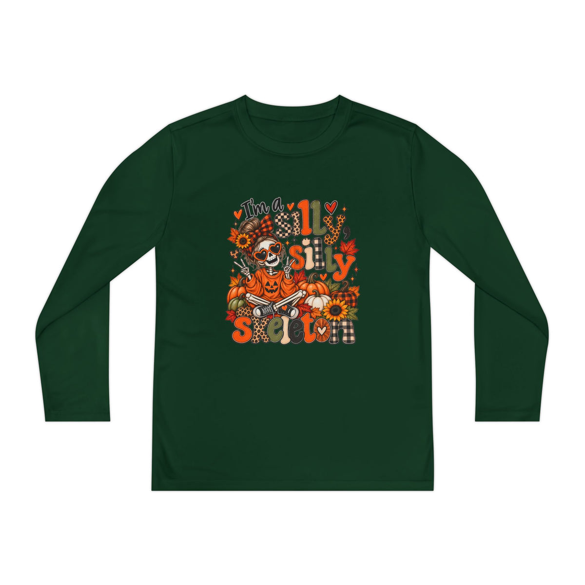 "I'm a Silly Skeleton" Halloween  Long sleeve