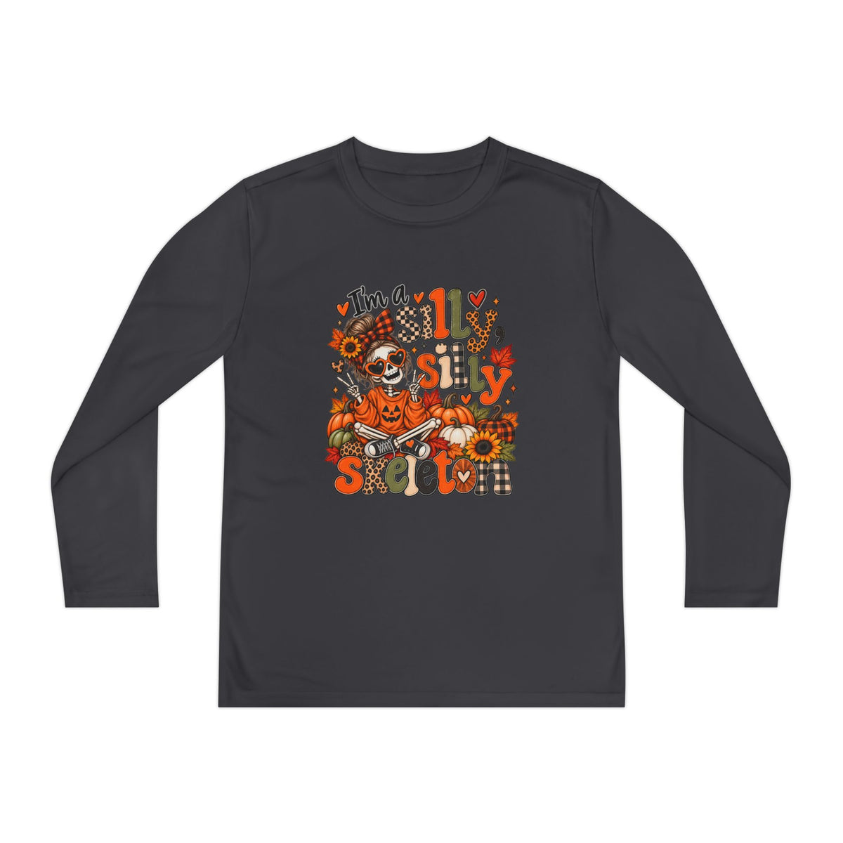"I'm a Silly Skeleton" Halloween  Long sleeve