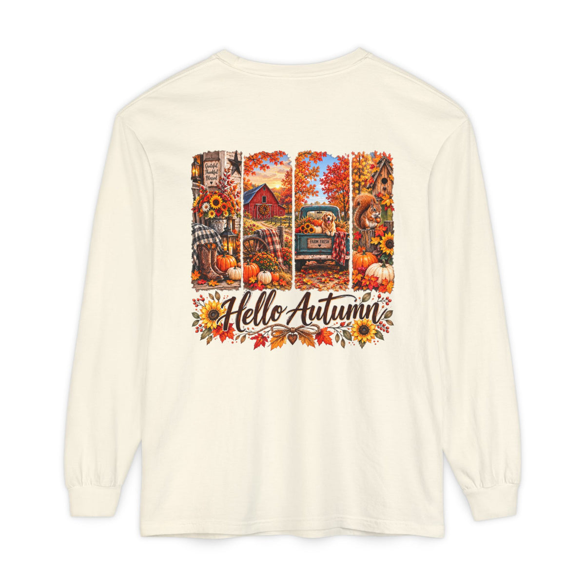 Hello Autumn Long Sleeve Tee
