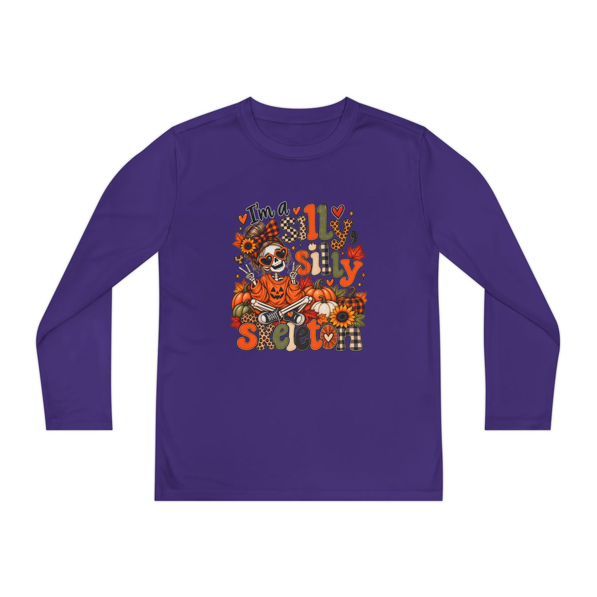 "I'm a Silly Skeleton" Halloween  Long sleeve