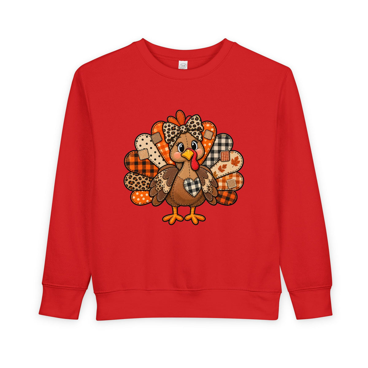 Patchwork Turkey Sweatshirt - Toddler