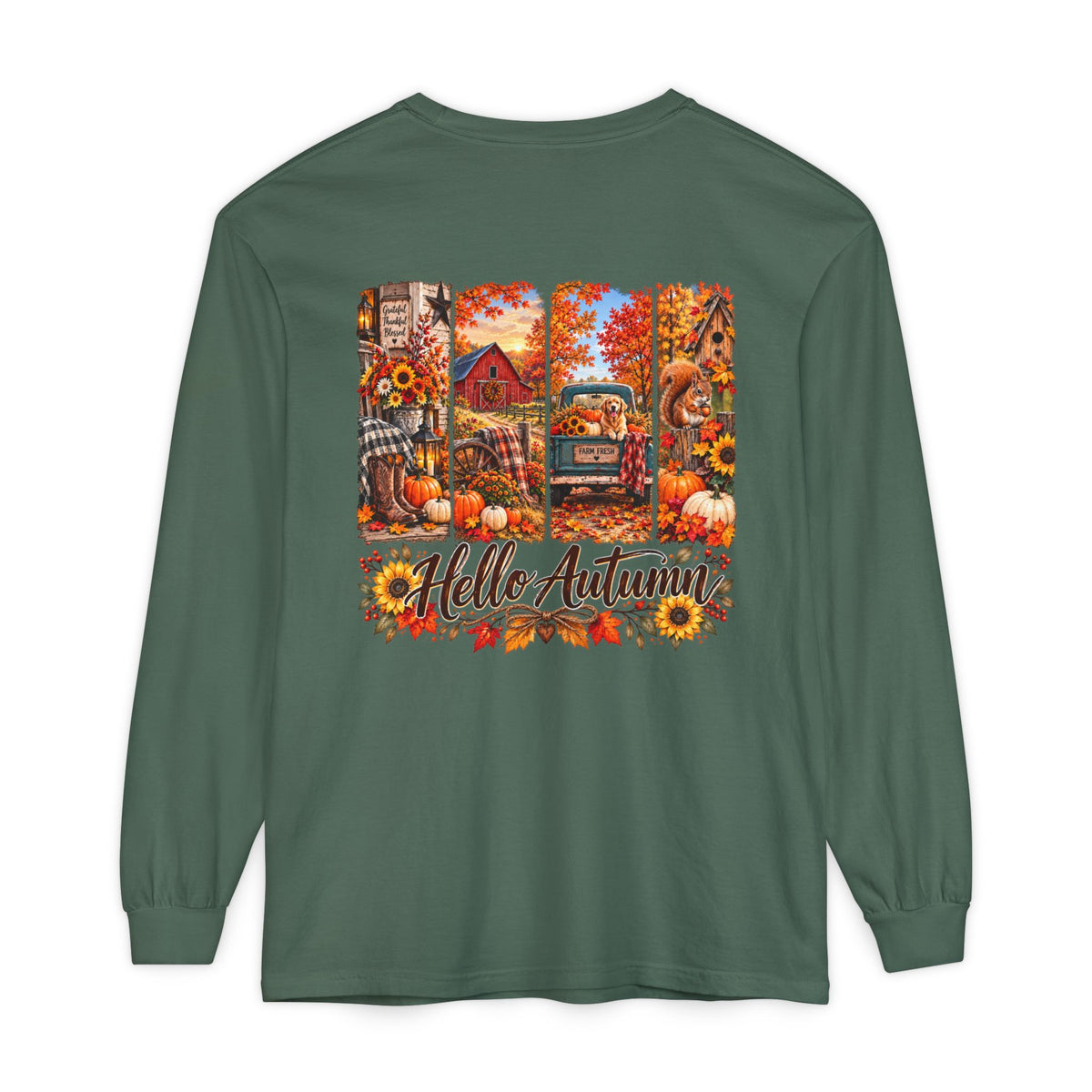 Hello Autumn Long Sleeve Tee