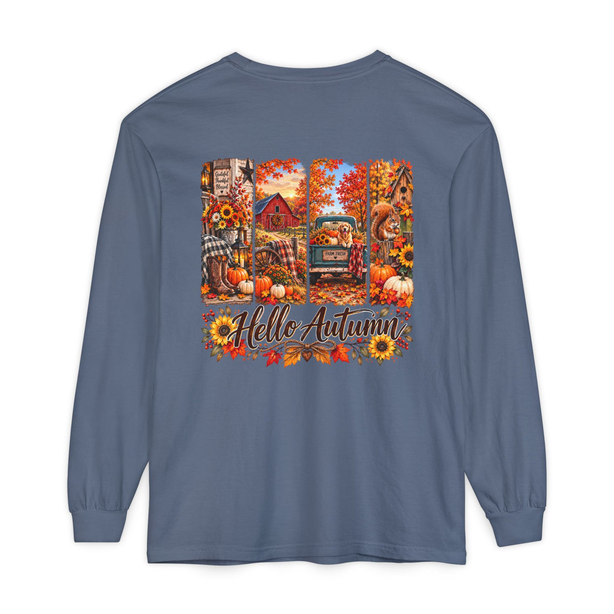 Hello Autumn Long Sleeve Tee