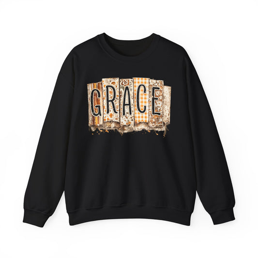 Grace Patchwork Crewneck Sweatshirt