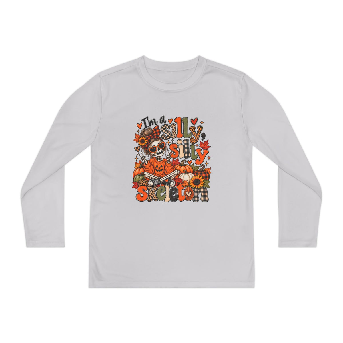 "I'm a Silly Skeleton" Halloween  Long sleeve