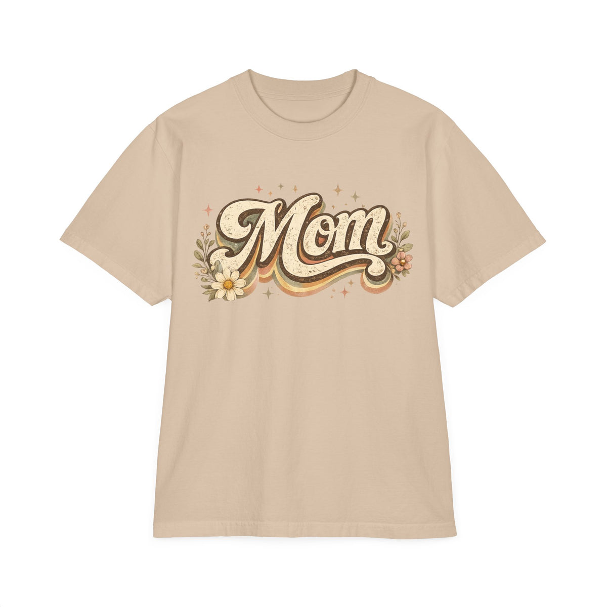Mom Floral Retro T-Shirt