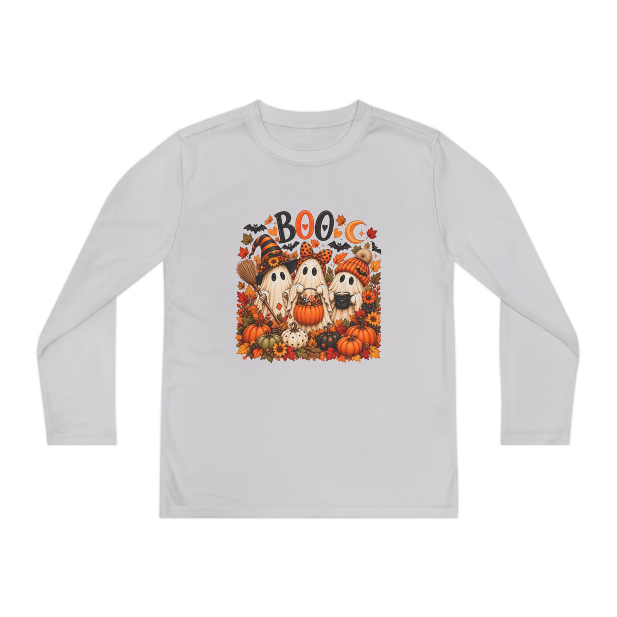 'Boo' Ghosts & Pumpkins Fall Shirt