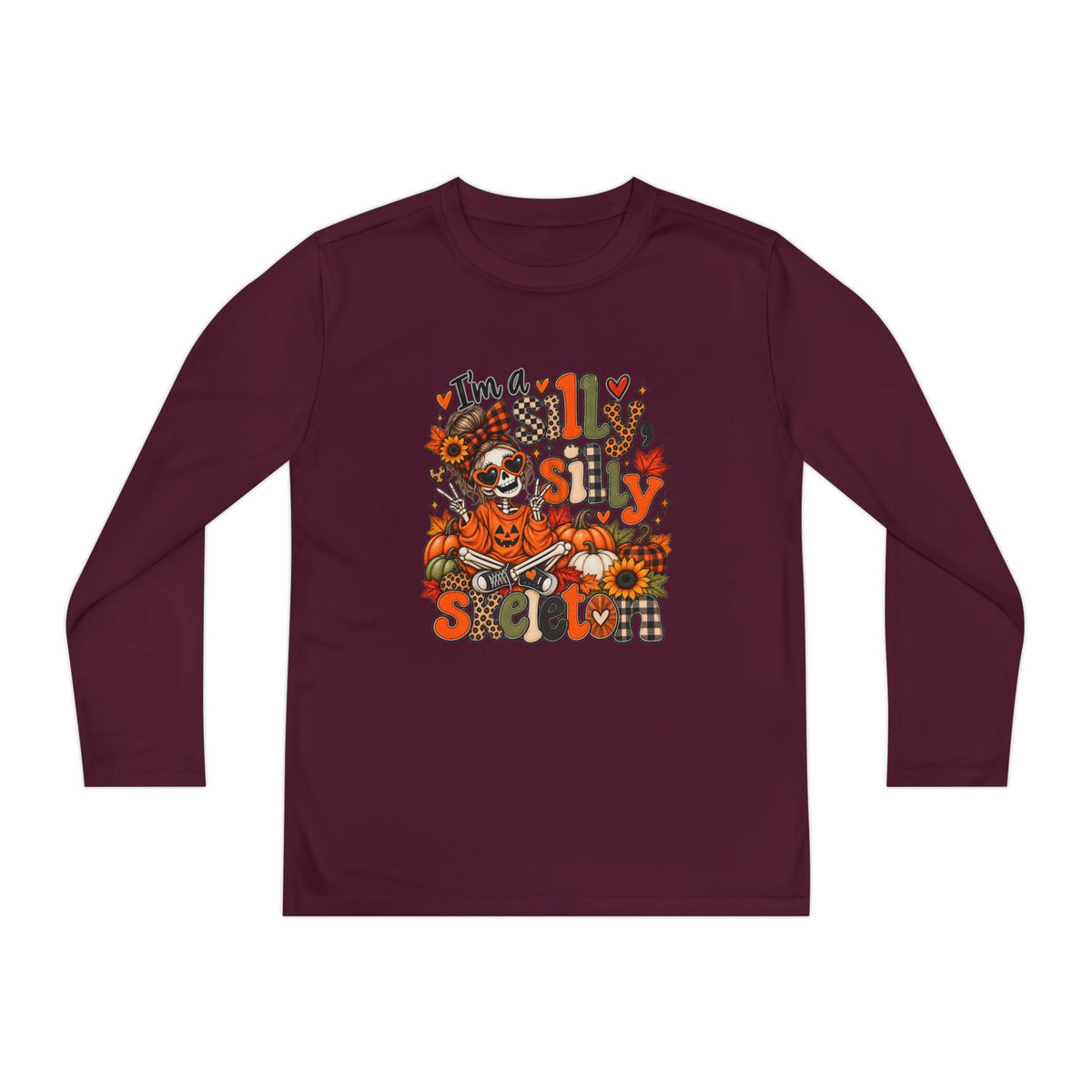"I'm a Silly Skeleton" Halloween  Long sleeve