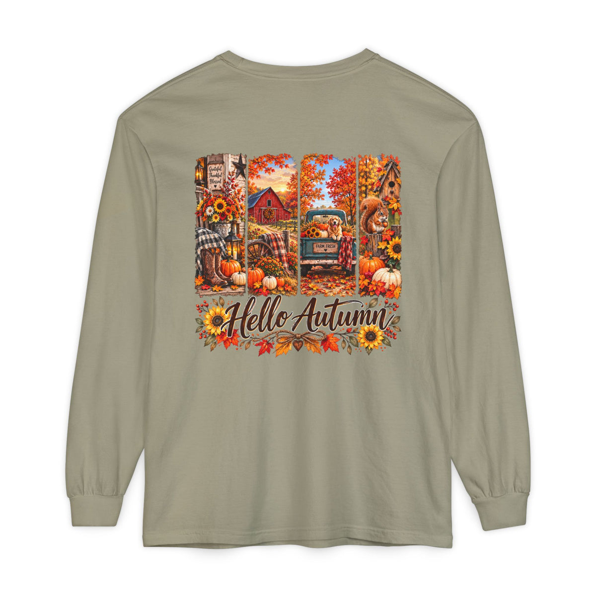 Hello Autumn Long Sleeve Tee
