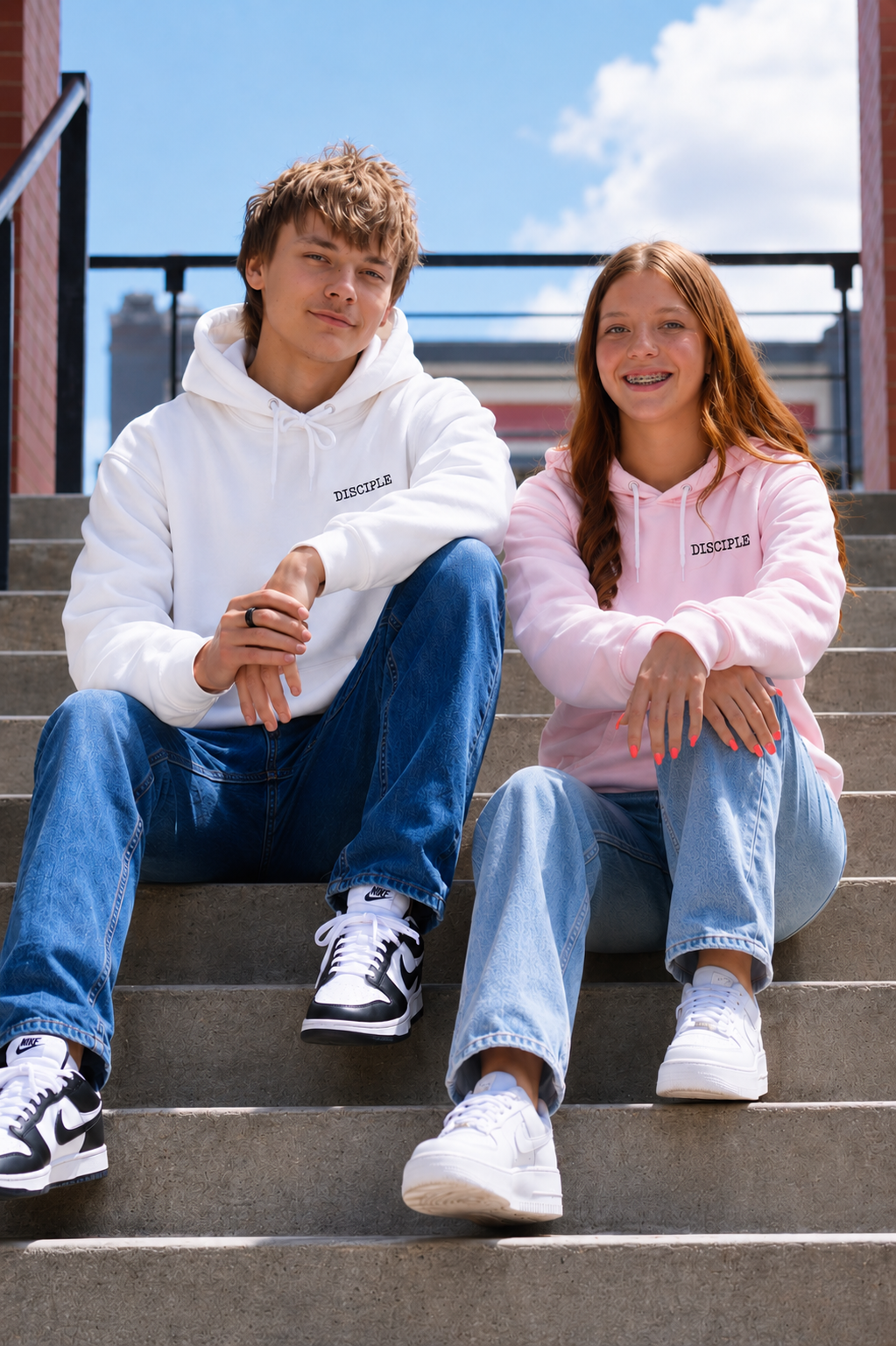 Disciple Hoodie — "Go Make Disciples of All Nations" Matthew 28:19 Christian Hooded Sweatshirt - unisex