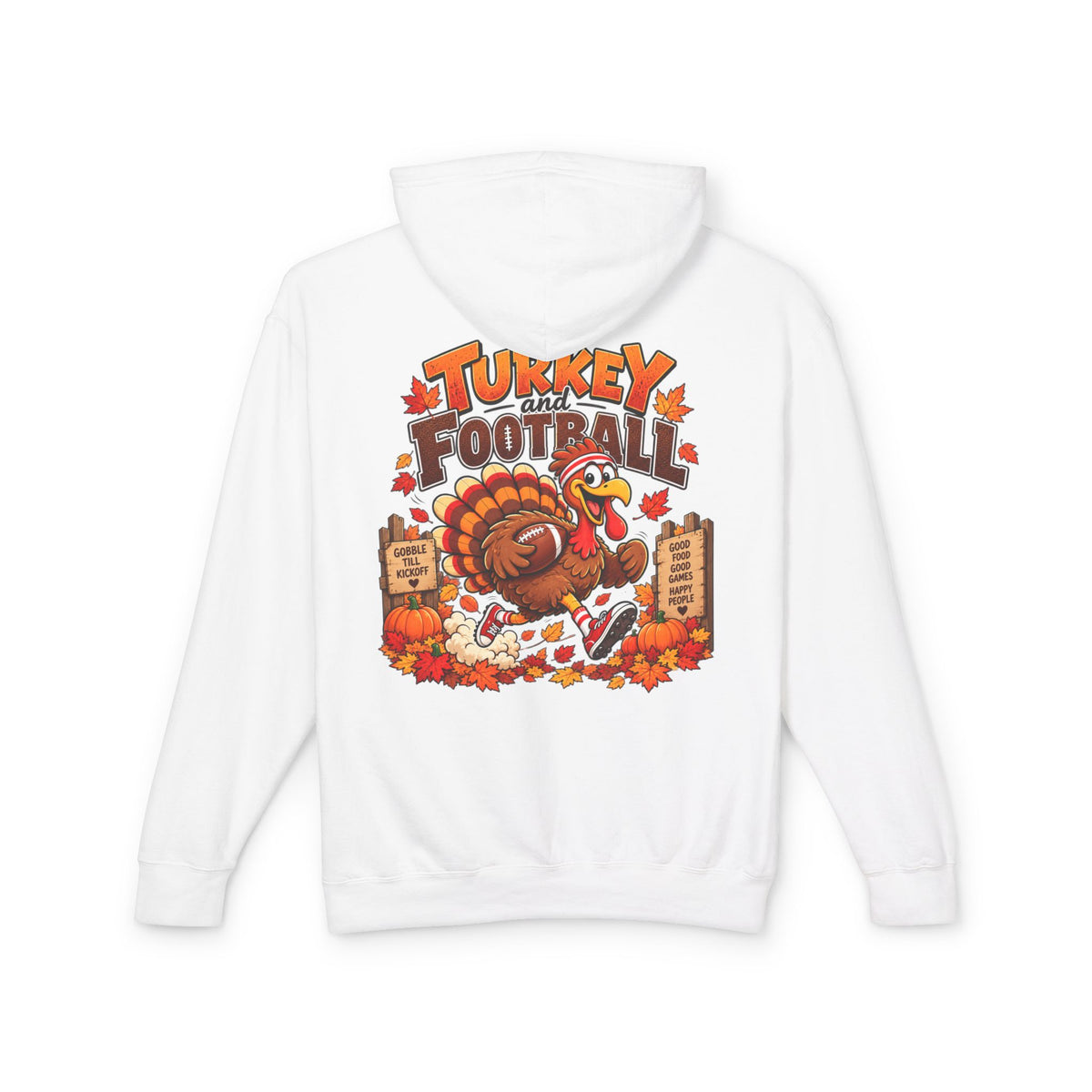 Turkey and Football Hoodie