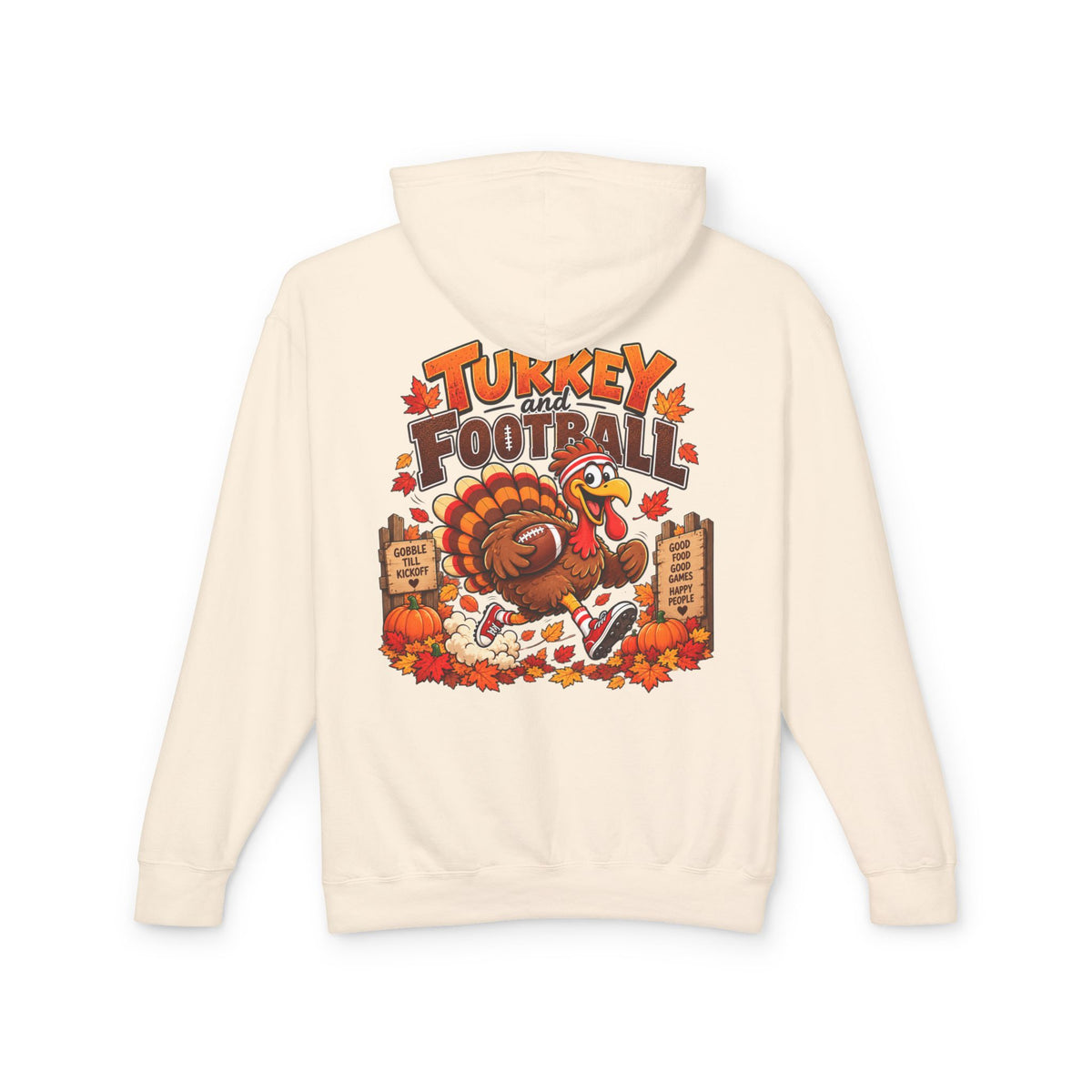 Turkey and Football Hoodie