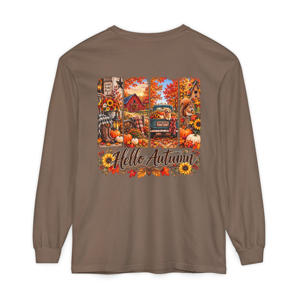 Hello Autumn Long Sleeve Tee