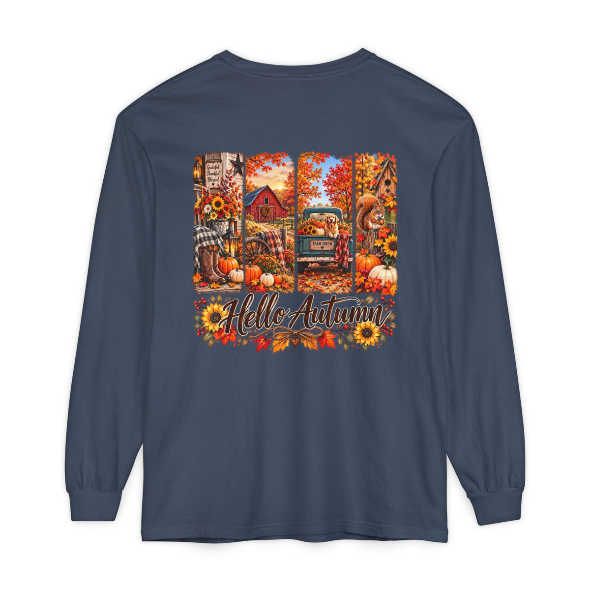 Hello Autumn Long Sleeve Tee