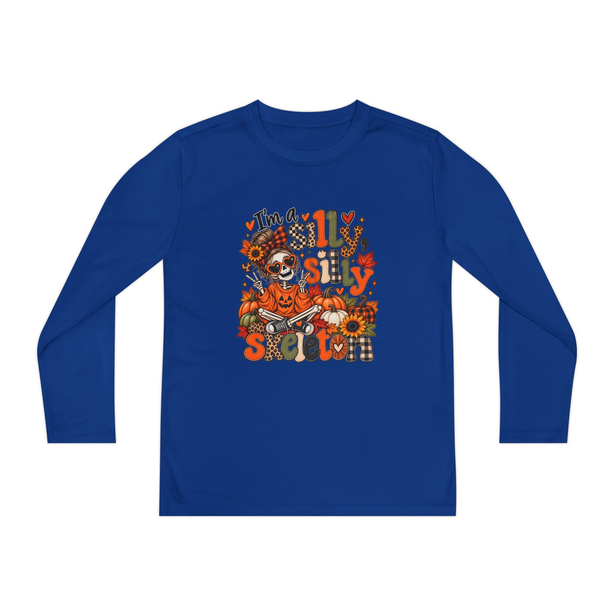 "I'm a Silly Skeleton" Halloween  Long sleeve