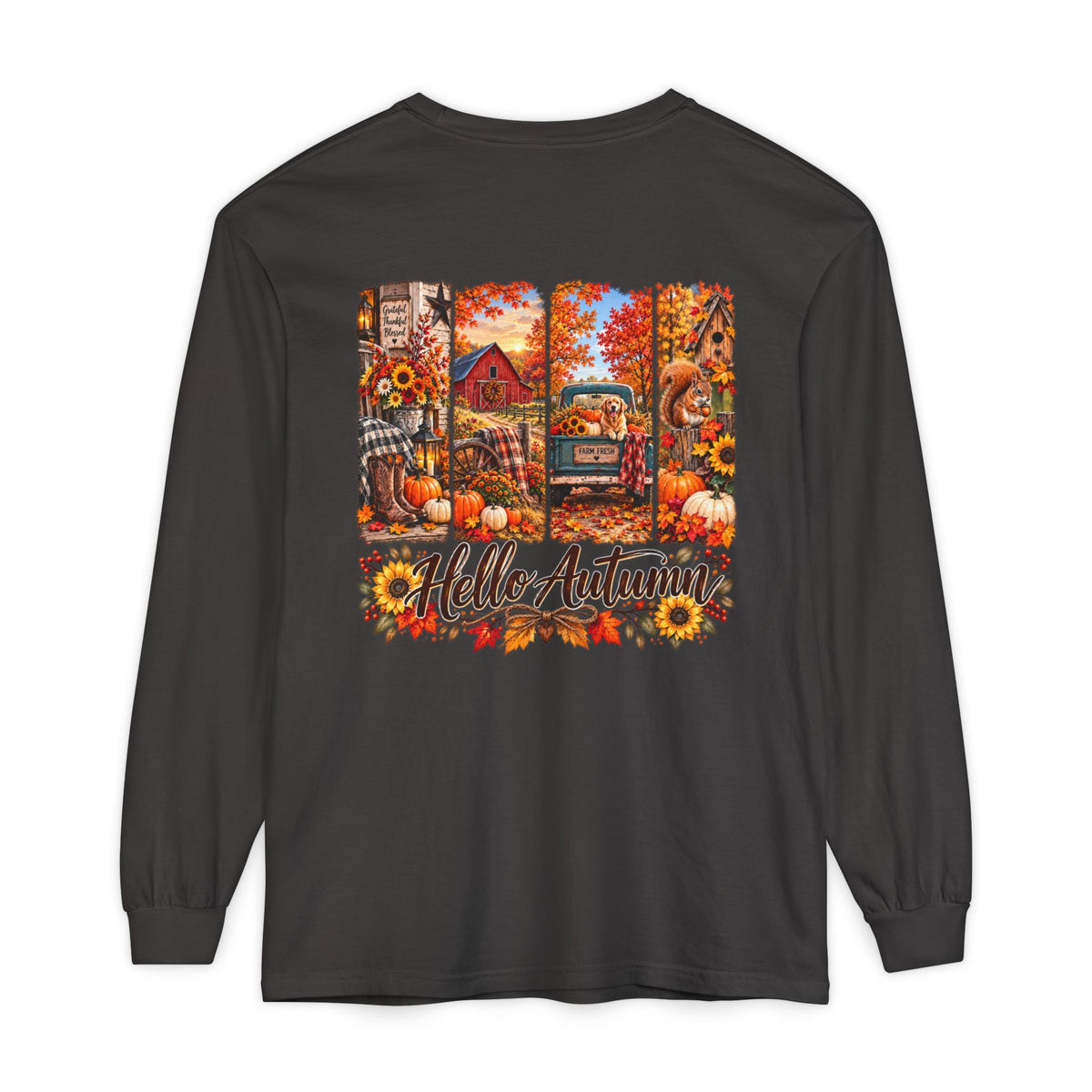 Hello Autumn Long Sleeve Tee