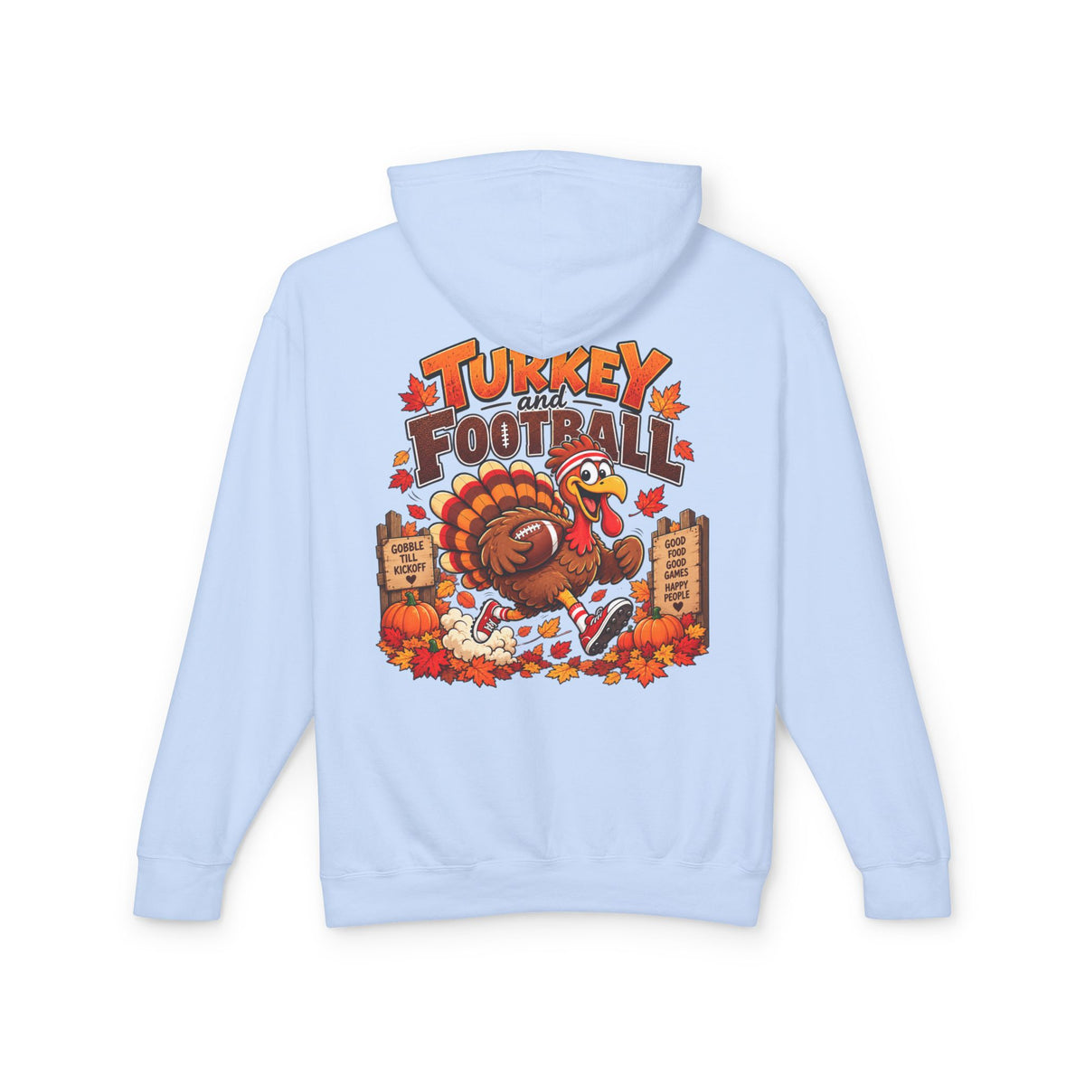 Turkey and Football Hoodie